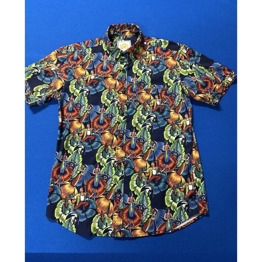 RSVLTS Tom Ace Collection Ace Ventura Hawaiian Shirt Mens Size M The Roosevelts